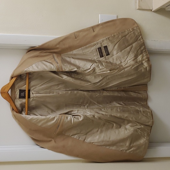 🤩Vintage Lanvin Boyd's Philadelphia 100% camel hair mens blazer - Picture 9 of 16